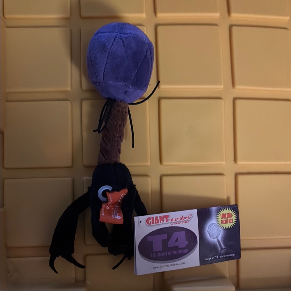 Giant Microbes T4 Plush Toy - Purple